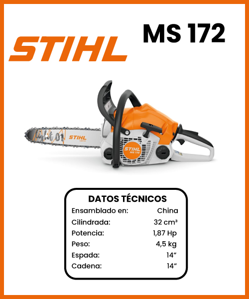 MOTOSIERRA MS 172