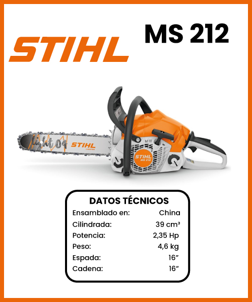 MOTOSIERRA MS 212