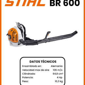 SOPLADORA A MOCHILA BR 600