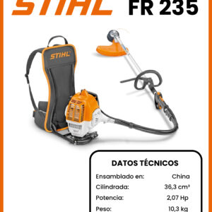 DESBROZADORA  A MOCHILA FR 235