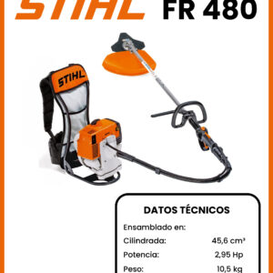 DESBROZADORA A MOCHILA FR 480
